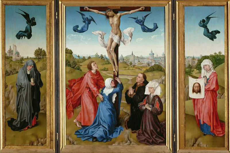 Triptyk af Korsfæstelsen - Rogier van der Weyden