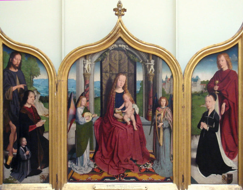 Sedano-familiens triptyk - Gérard David