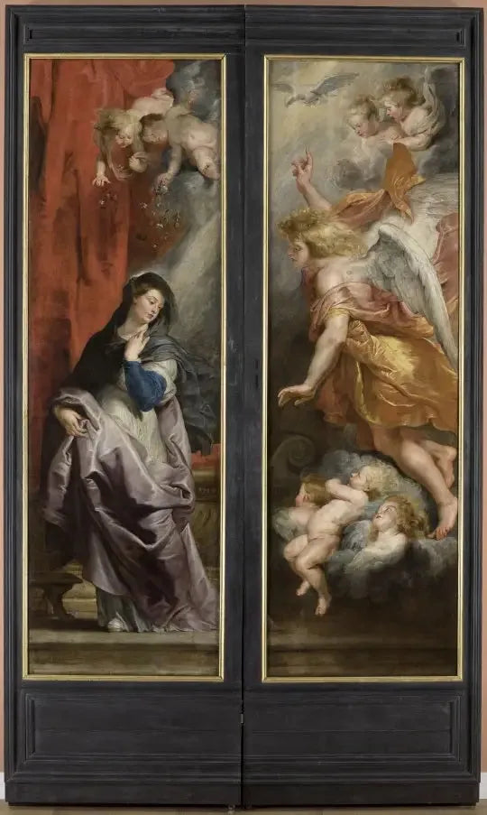 Triptyque de saint Etienne : Annoncingen - Peter Paul Rubens