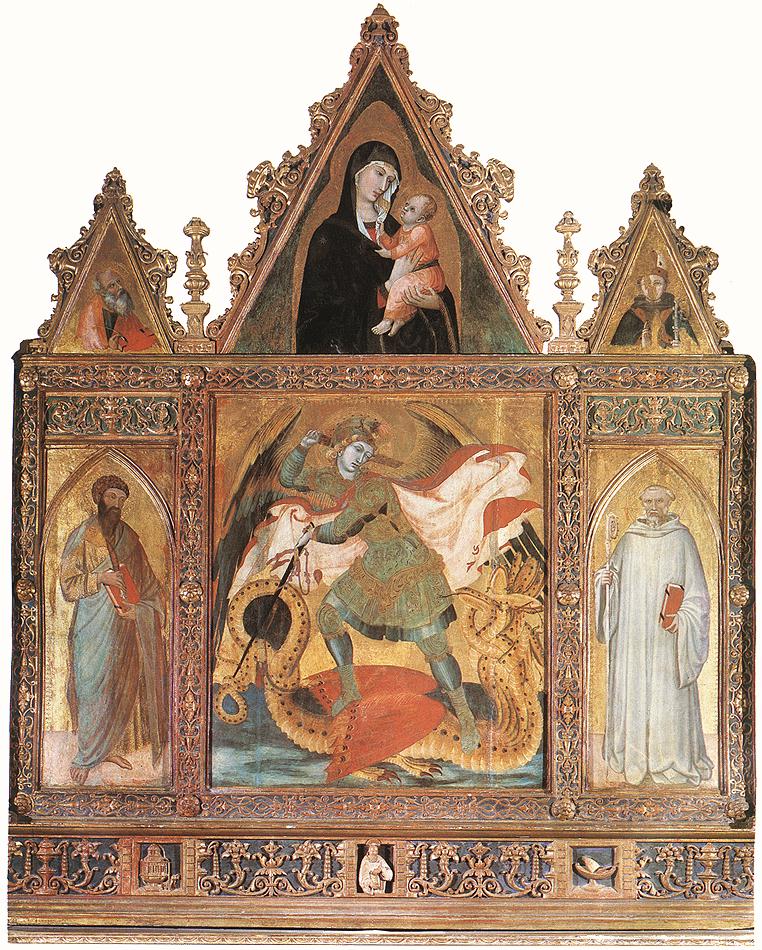 San Michele Triptyk - Ambrogio Lorenzetti
