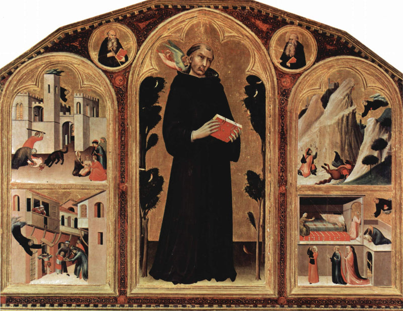 Sant'Agostino Triptyk - Simone Martini