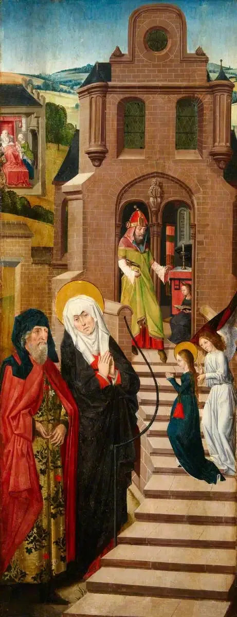 Weston triptyk (triptyk, højre panel, indvendigt) - Rogier van der Weyden
