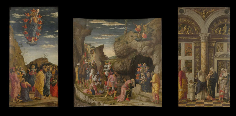 Triptyk af Uffizi - Andrea Mantegna