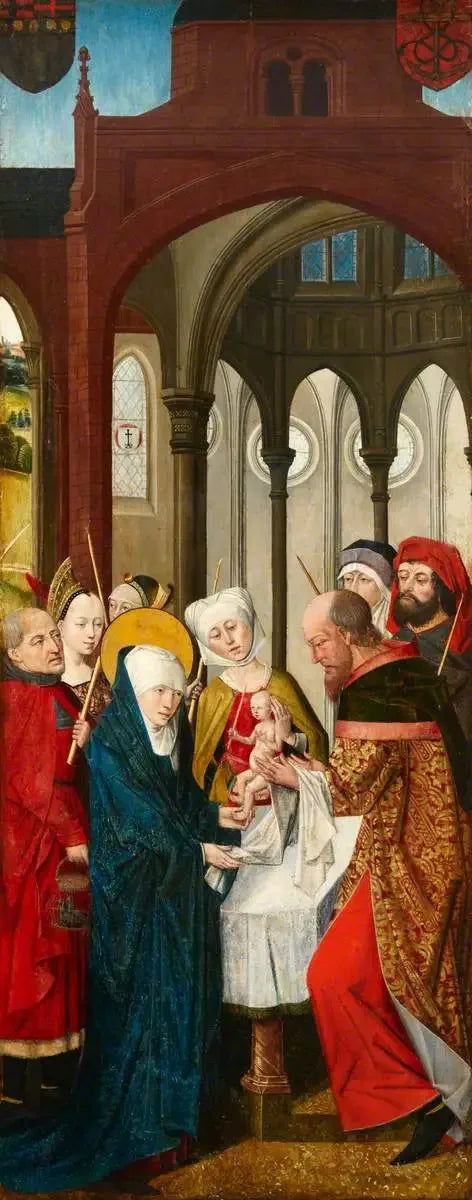 Triptyk Weston (triptyk, venstre fløj, indvendigt) - Rogier van der Weyden