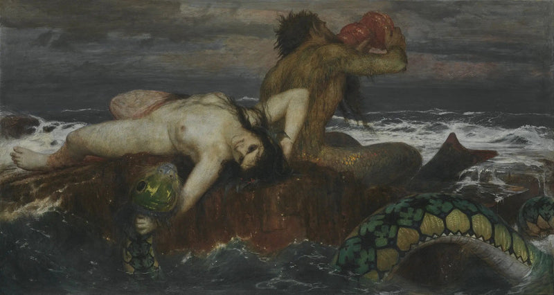 Triton og Nereide - Arnold Böcklin