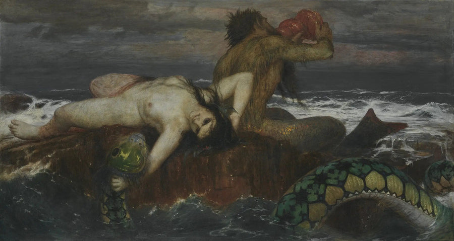 Triton og Nereide - Arnold Böcklin