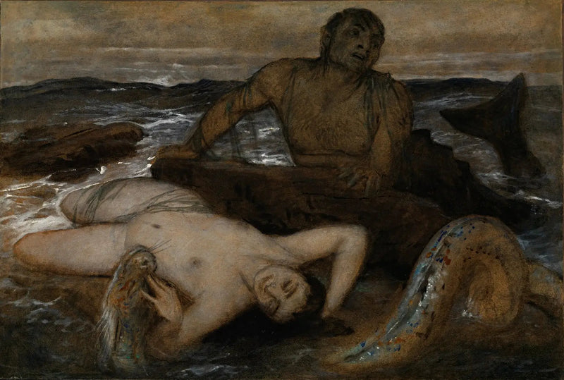 Triton og Nereide - Arnold Böcklin