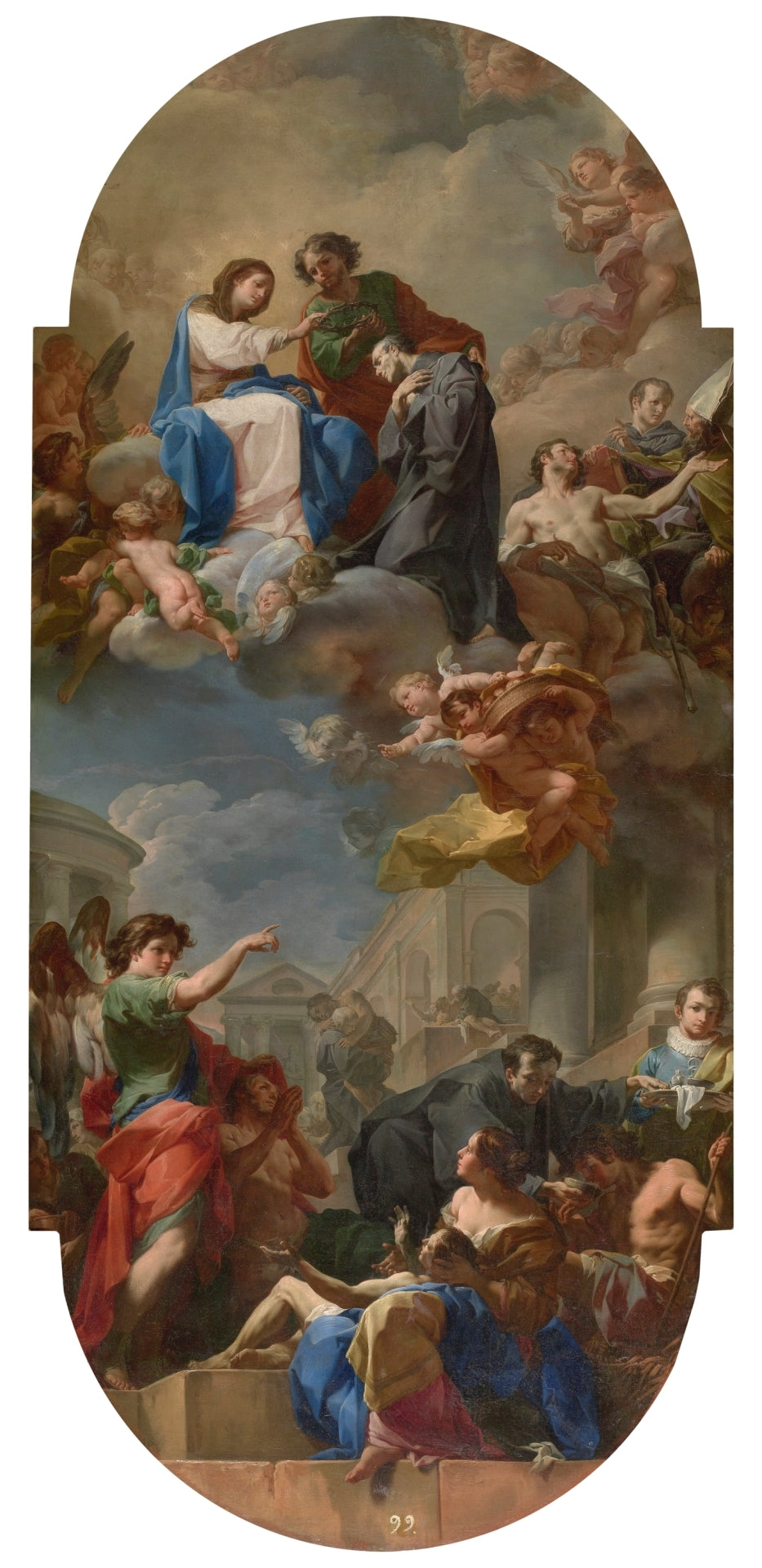 Triunfo de San Juan de Dios - Corrado Giaquinto image 1 reproduction réalisée par Alpha Reproduction