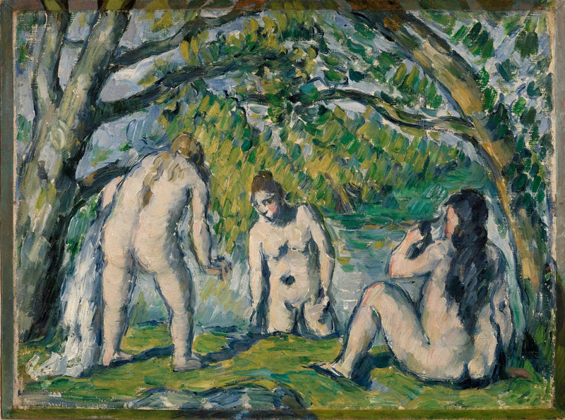 Tre badende - Paul Cézanne