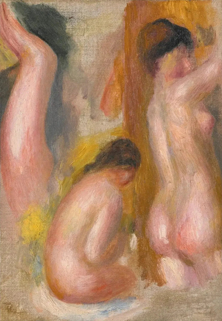 Tre Badende - Pierre-Auguste Renoir
