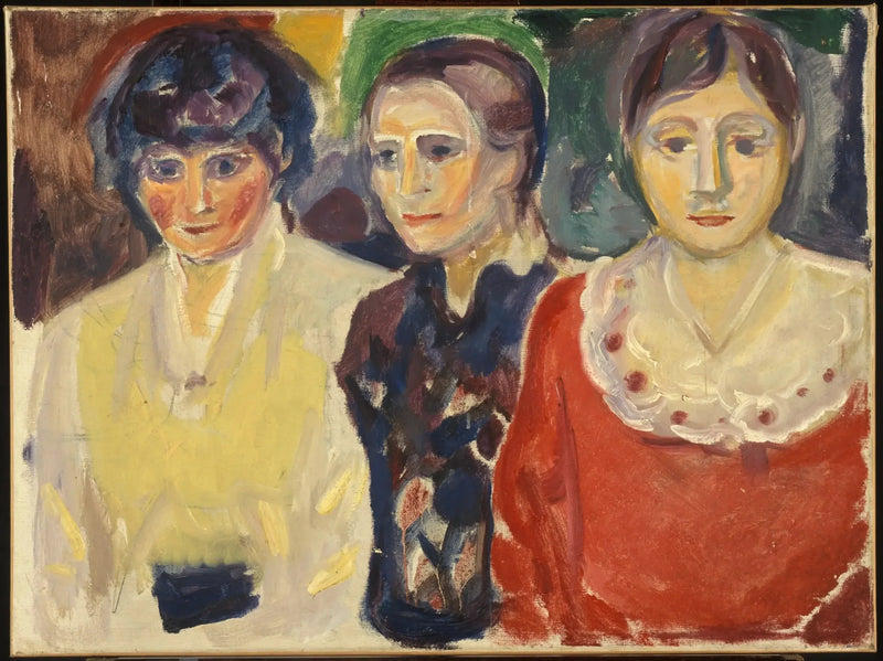 Tre Kvinder - Edvard Munch