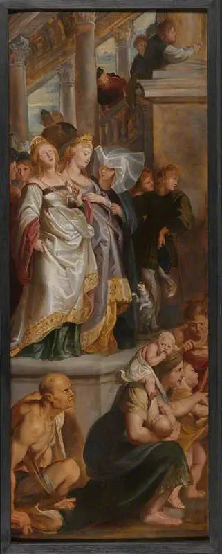 Trois femmes témoins - Peter Paul Rubens image 1 copie peinte à la main à l’huile