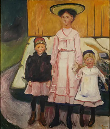 Tre Piger i Åsgårdstrand - Edvard Munch