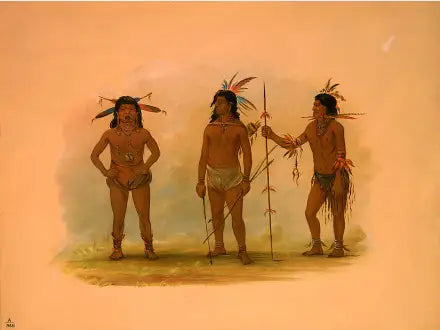Trois hommes d’Omagua - George Catlin - Alpha Reproduction
