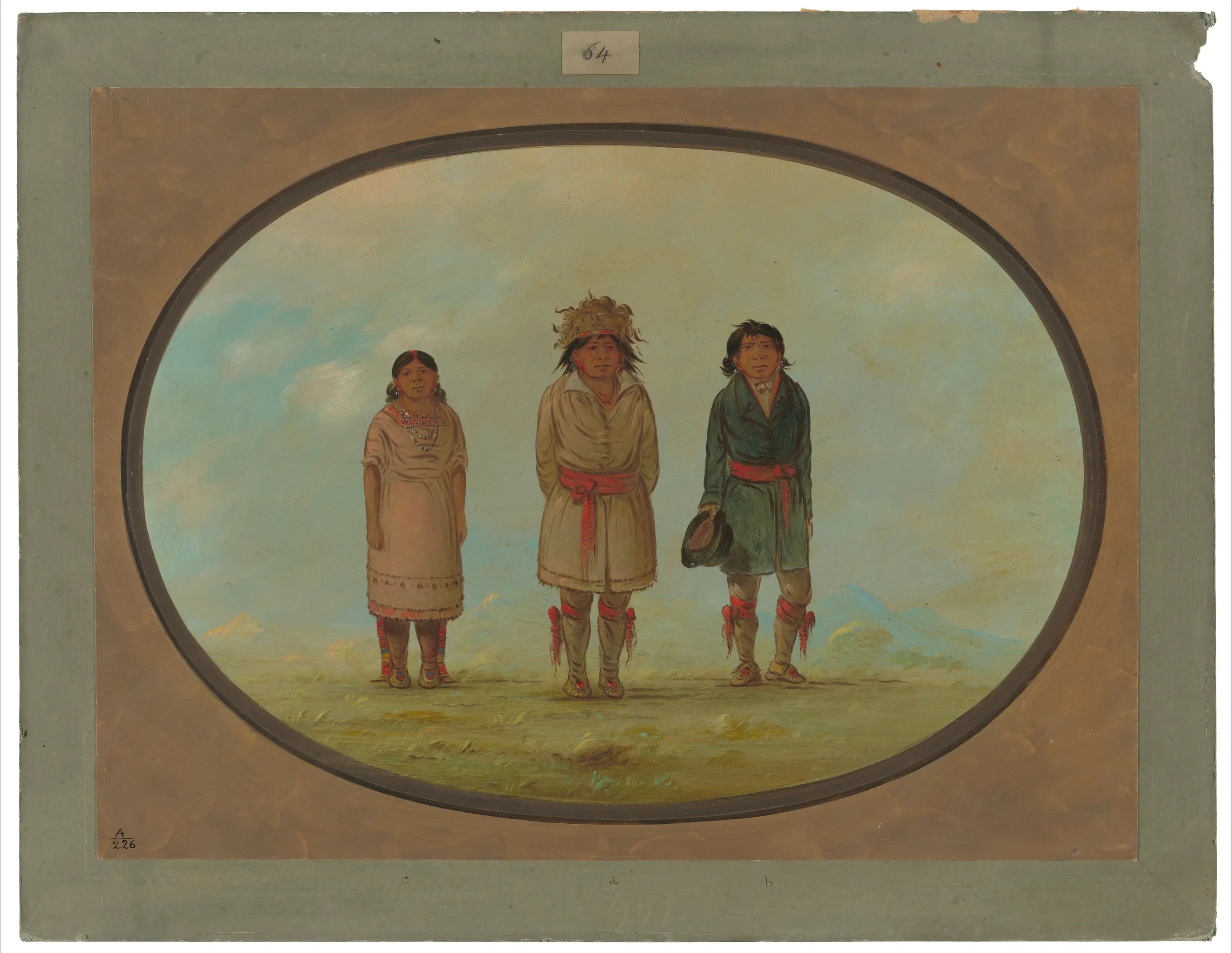 Trois Indiens Creek - George Catlin - Alpha Reproduction