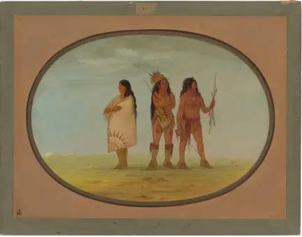 Trois Indiens Navajos - George Catlin - Alpha Reproduction
