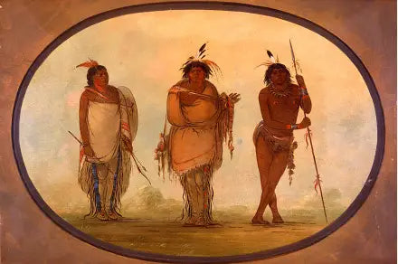 Trois Indiens Yumaya - George Catlin - Alpha Reproduction