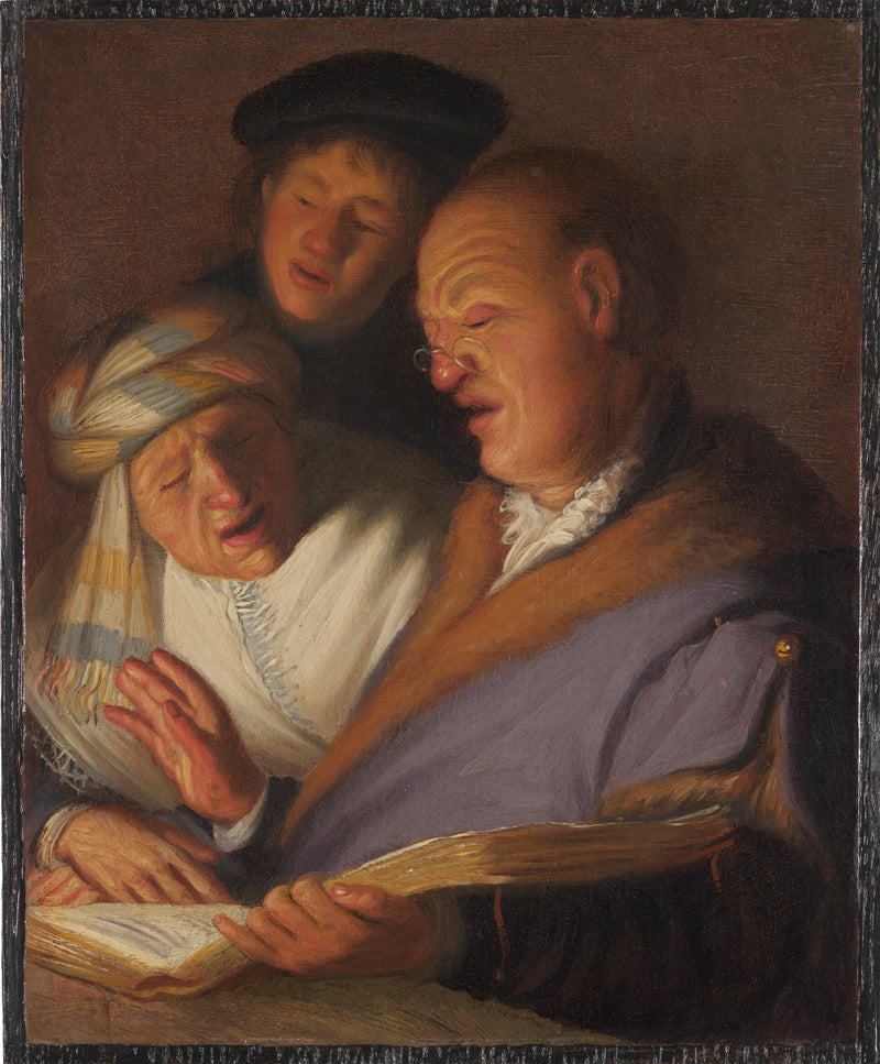 Tre sangere (Allegori om hørelsen) - Rembrandt