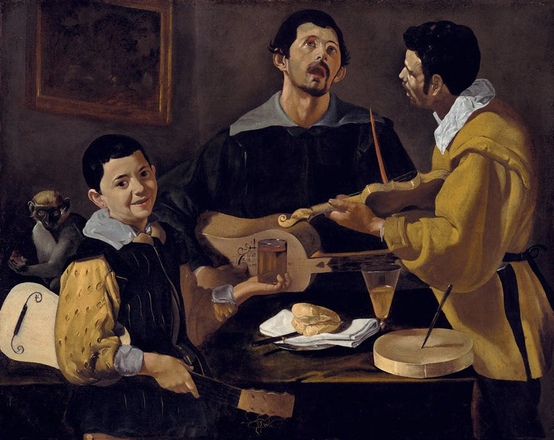 Tre musikere - Diego Velázquez