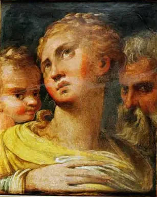 Tre hoveder - Parmigianino