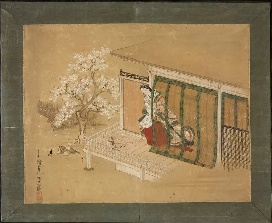 Troisième princesse du Dit de Genji - Hokusai - Alpha Reproduction