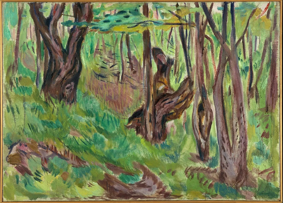 Rugetræstubbe om sommeren - Edvard Munch