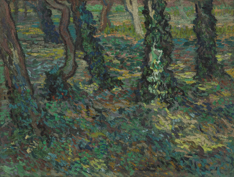 Træstubbe med efeu - Vincent van Gogh
