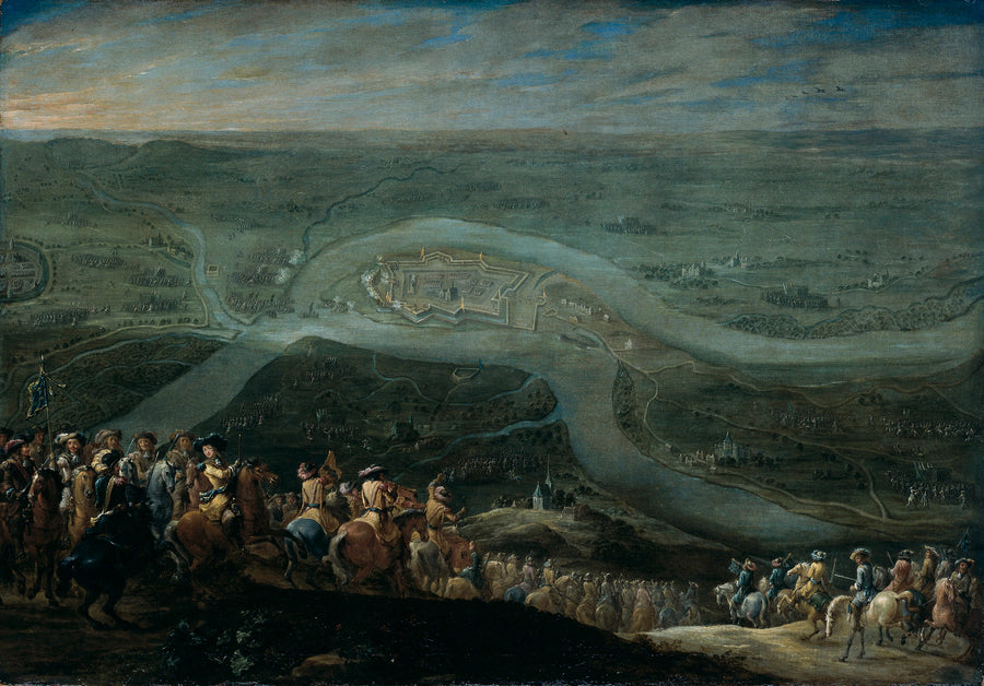 Les troupes de Louis XIV devant Schenkenschans, le 18 juin 1672 - Lambert de Hondt II