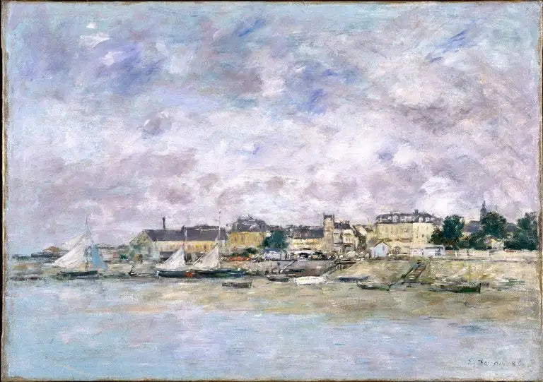 Trouville, havnen - Eugène Boudin