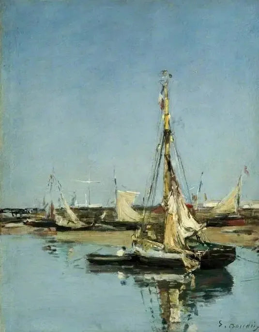 Trouville Ved Lavvande - Eugène Boudin