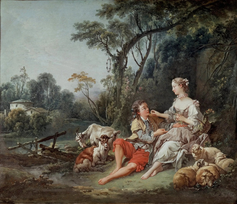 Tænker du på druer? - François Boucher