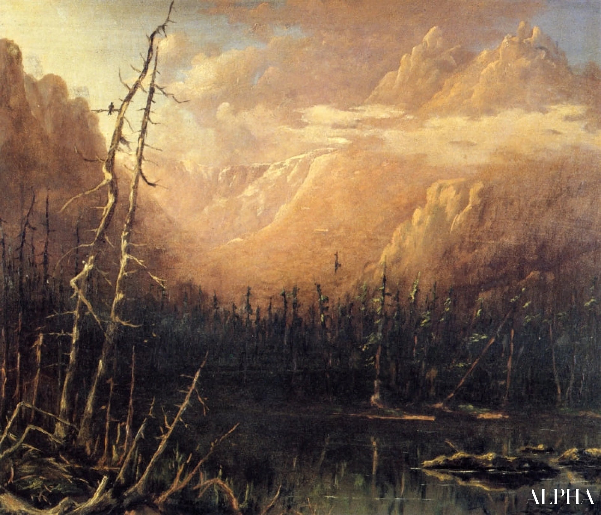 Tuckerman's Ravine - John Henry Twachtman - Reproductions de tableaux et peintures haut de gamme