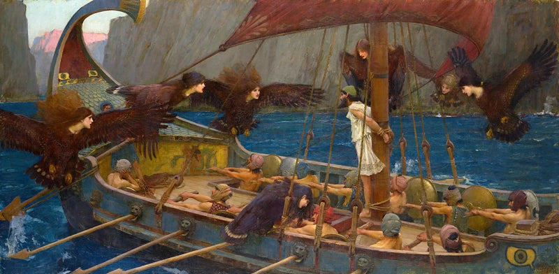 Ulysses og sirenerne - John William Waterhouse