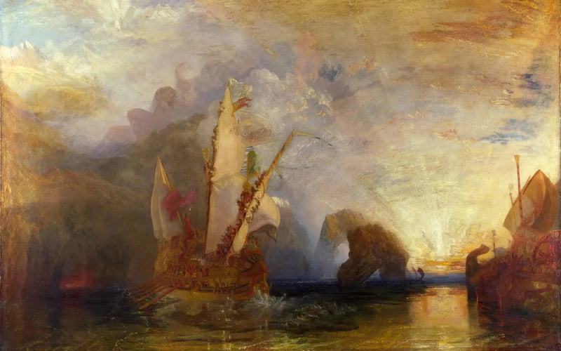 Ulysses der gør nar af Polyfem - J. M. W. Turner