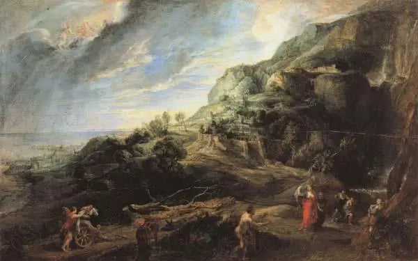 Ulysses på Phæacians øen - Peter Paul Rubens