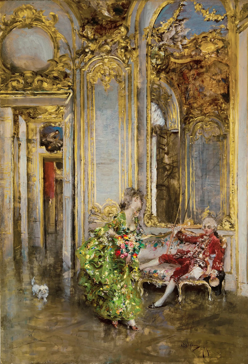 En ven af marquis - Giovanni Boldini