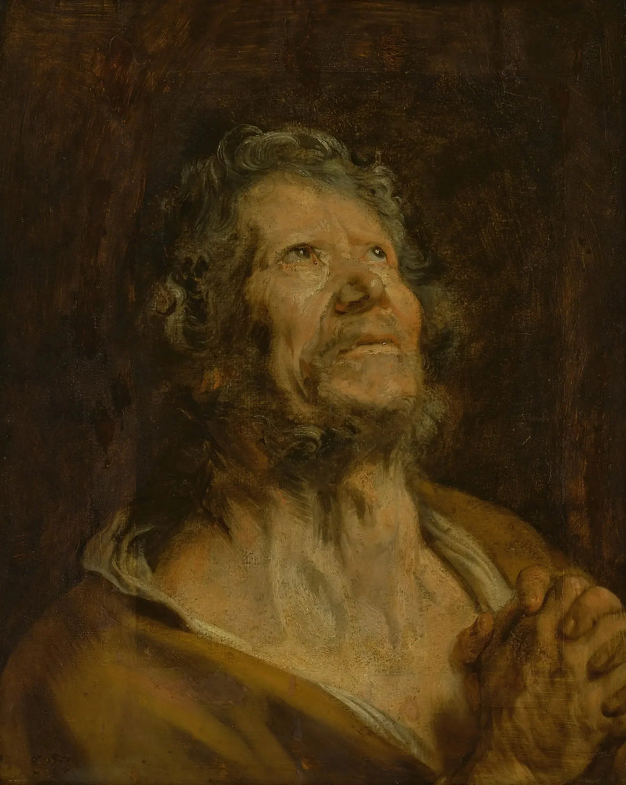 En apostel med foldede hænder - Antoine van Dyck