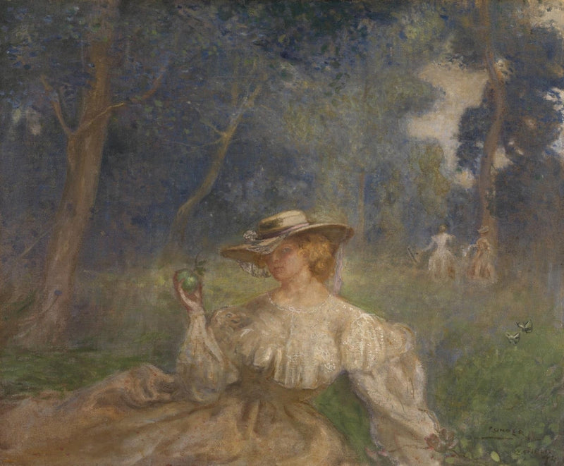 En sommermiddag: Det grønne æble - Charles Conder