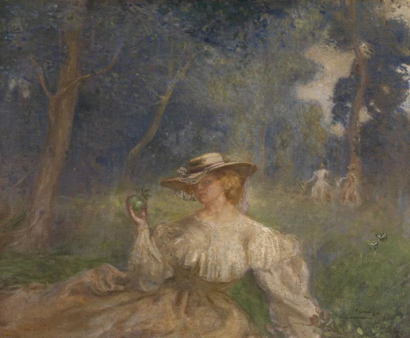 En sommermiddag: Det grønne æble - Charles Conder