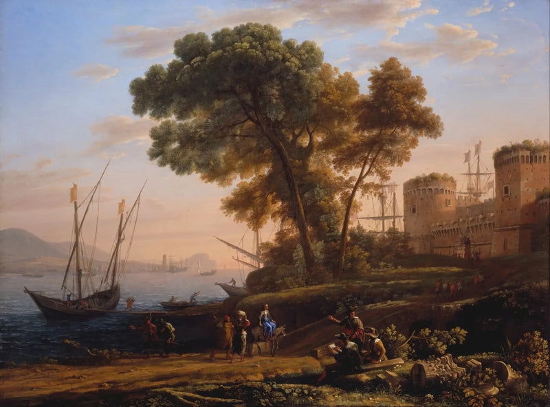 En kunstner, der studerer ud fra naturen - Claude Lorrain