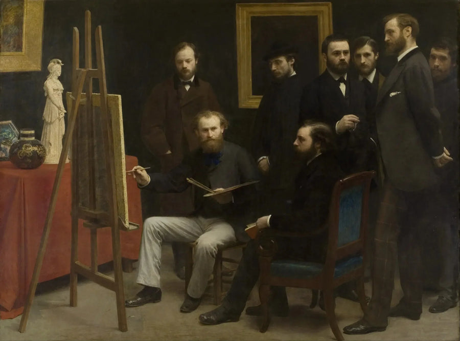 En værksted i Batignolles - Henri Fantin-Latour