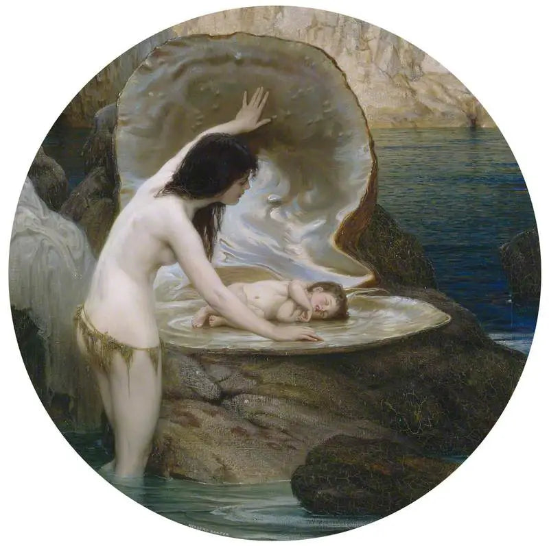 Et vandbaby - Herbert Draper