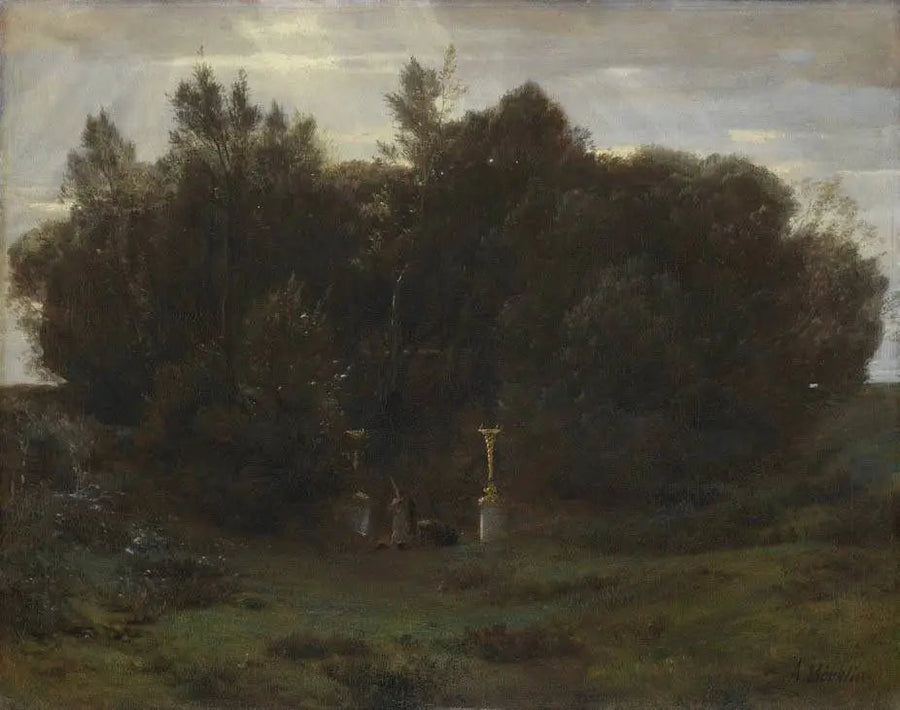 En hellig skov - Arnold Böcklin
