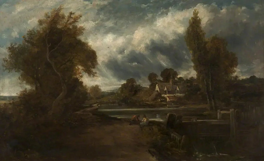 En hængelås på Stour - John Constable