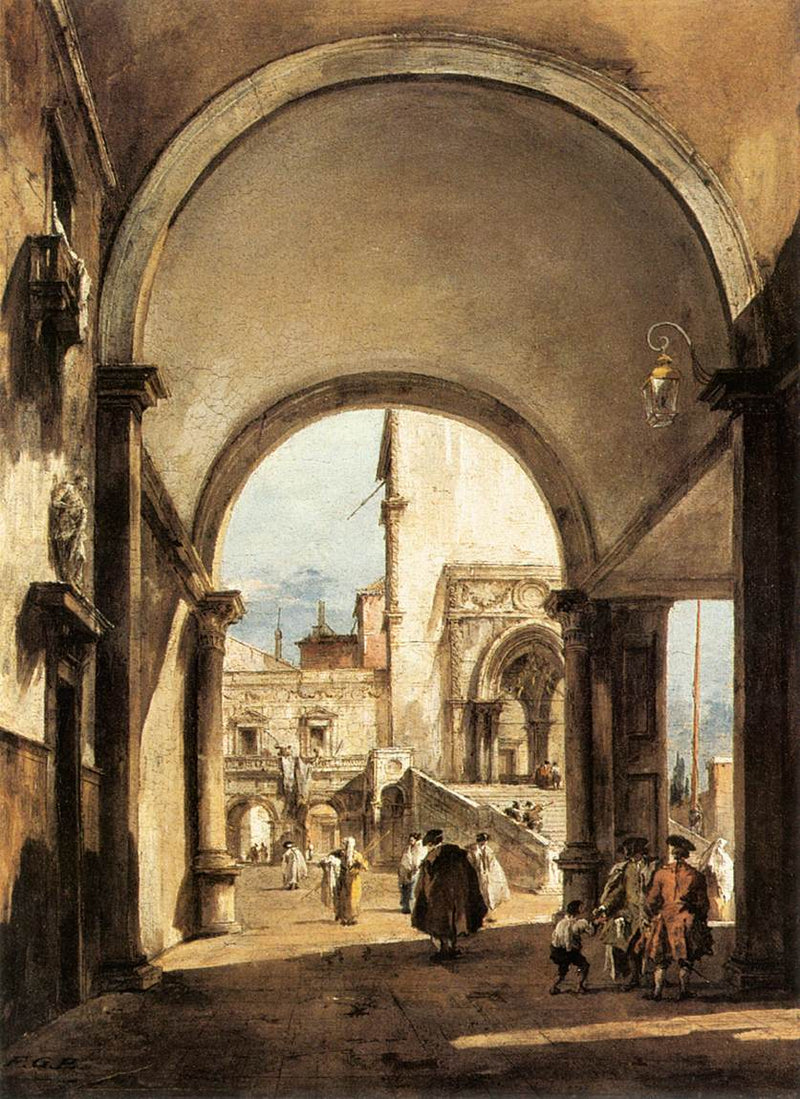 En arkitektonisk temperament - Francesco Guardi