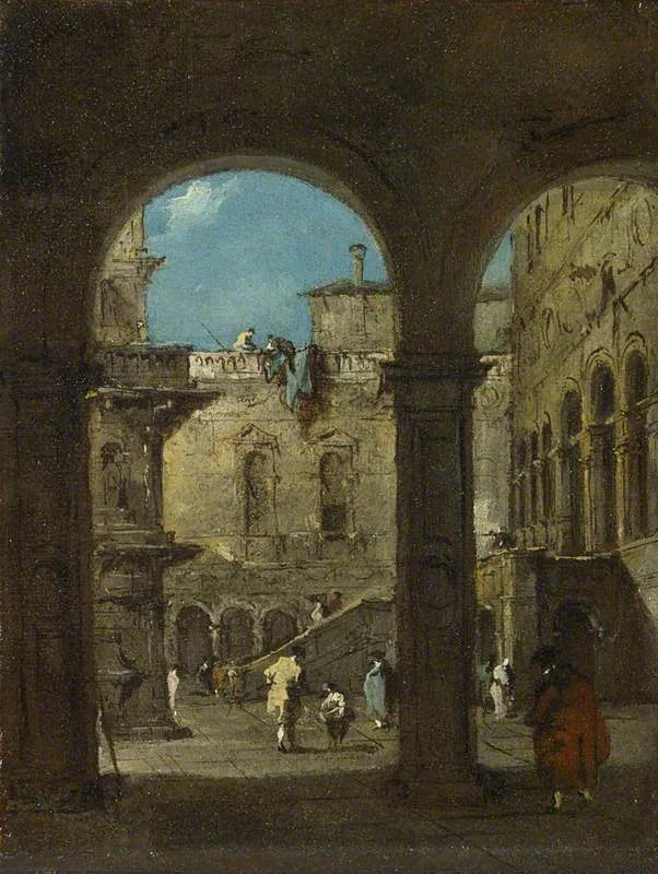 En arkitektonisk temperament - Francesco Guardi