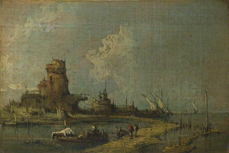 En skørhed af ruin - Francesco Guardi