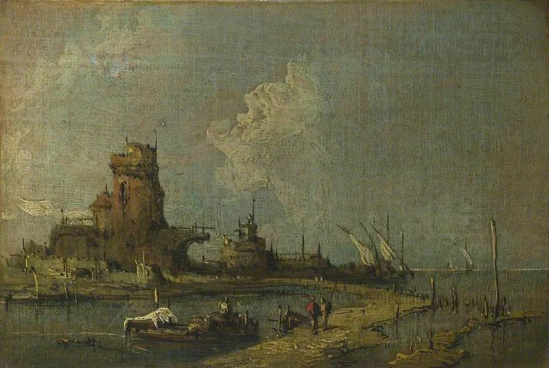 En skørhed af ruin - Francesco Guardi