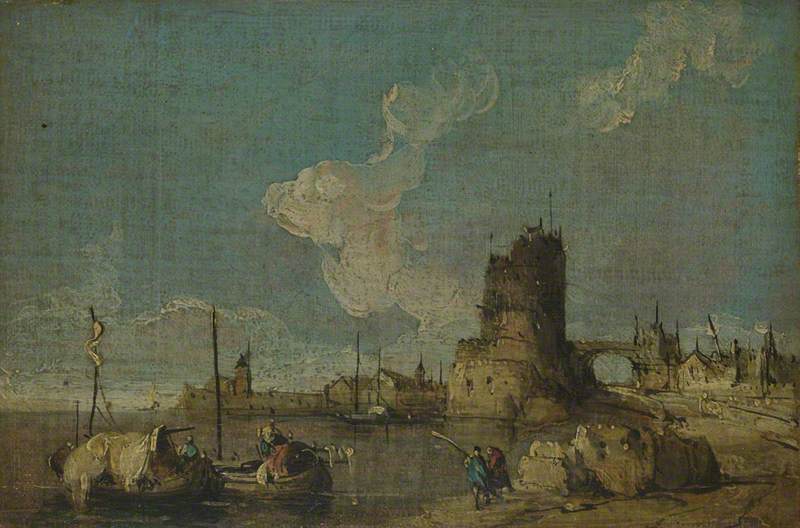 En skørhed af ruin - Francesco Guardi
