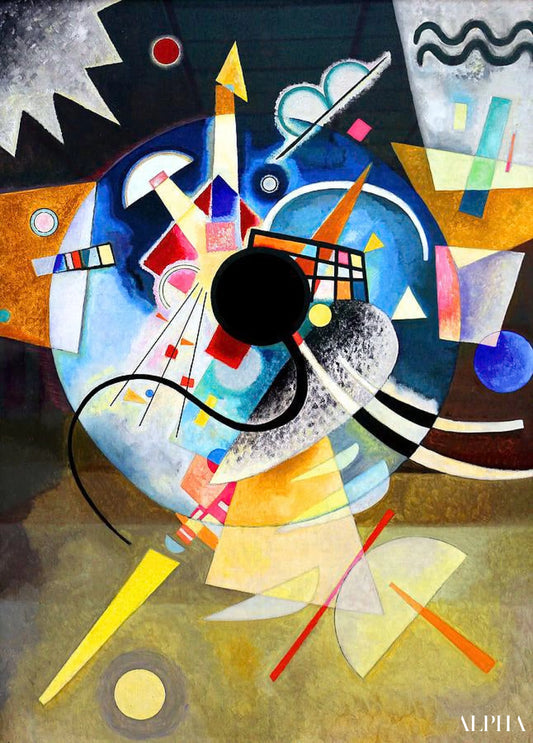 Et center - Vassily Kandinsky - Reproduktioner af malerier og højkvalitets malerier